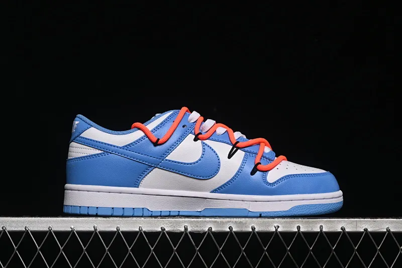 All categories Nk SB Dunk Series Nk SB Dunk Low High-end customized low-top sneakers Nike SB Dunk Low white and blue straps low-top casual sneakers DV0833-113